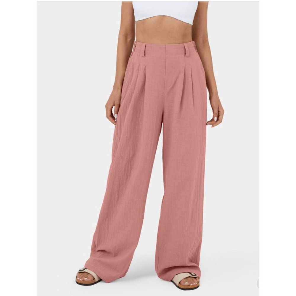 HALARA Pink Wide Leg Pants